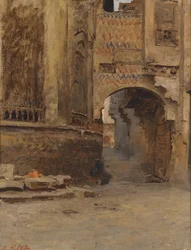 Torbogen in Kairo, Straße Alfat-el-Hammam